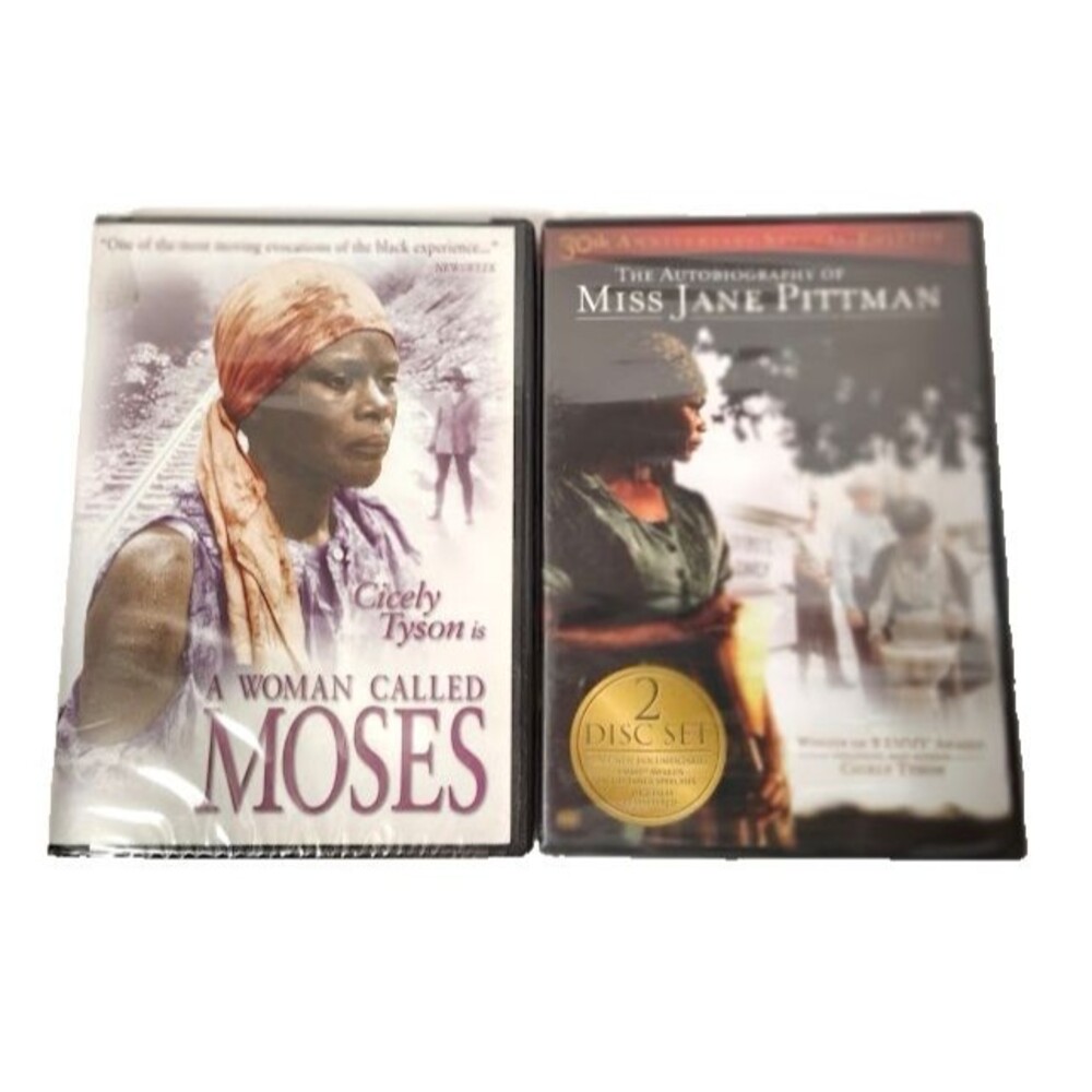 2 NEW Cicely Tyson DVD Movies A Woman Called Moses & Miss Jane Pittman
